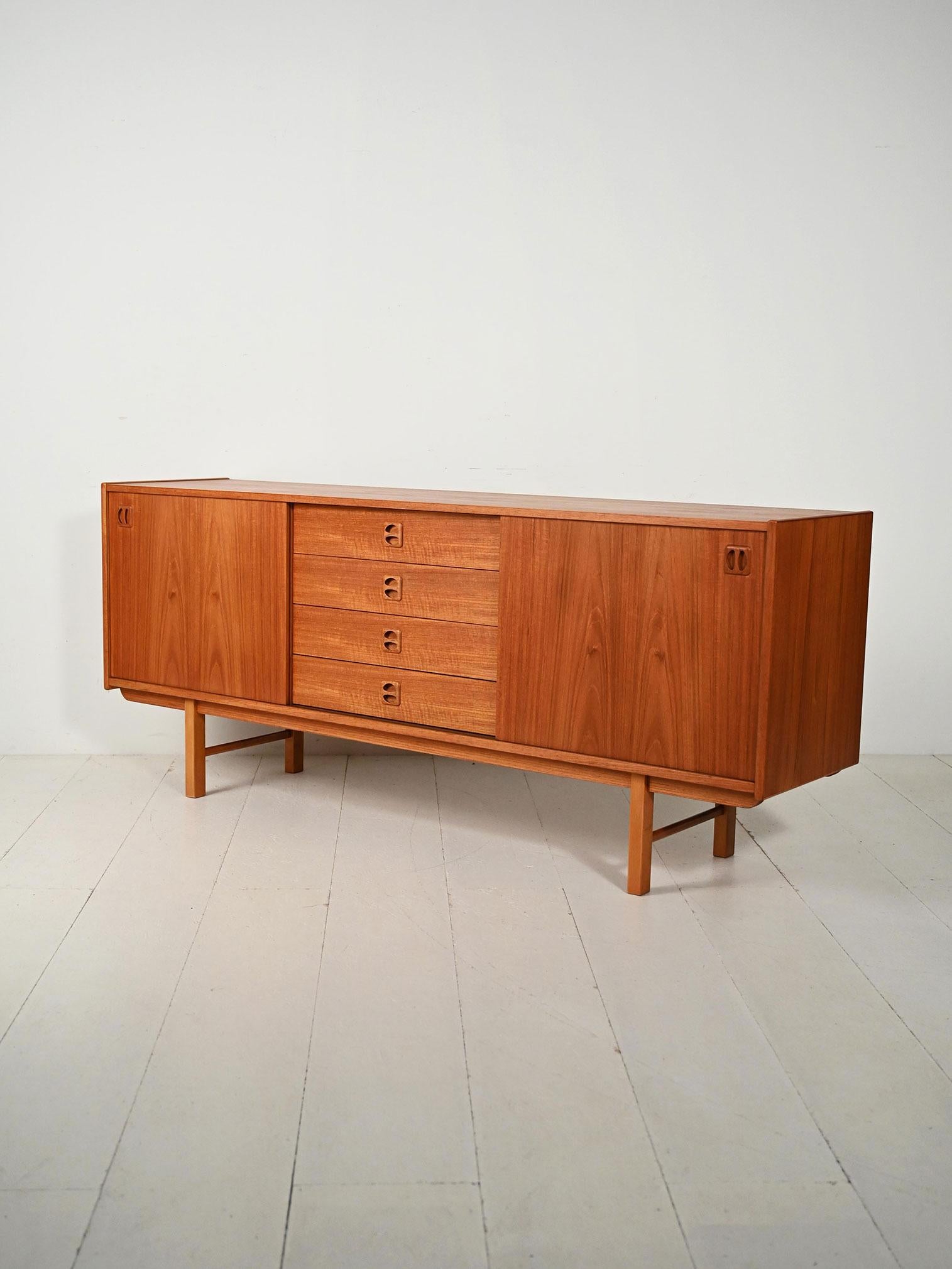 Mid-20th Century Sideboard modello Kørsor di IKEA in teak anni ’60 For Sale