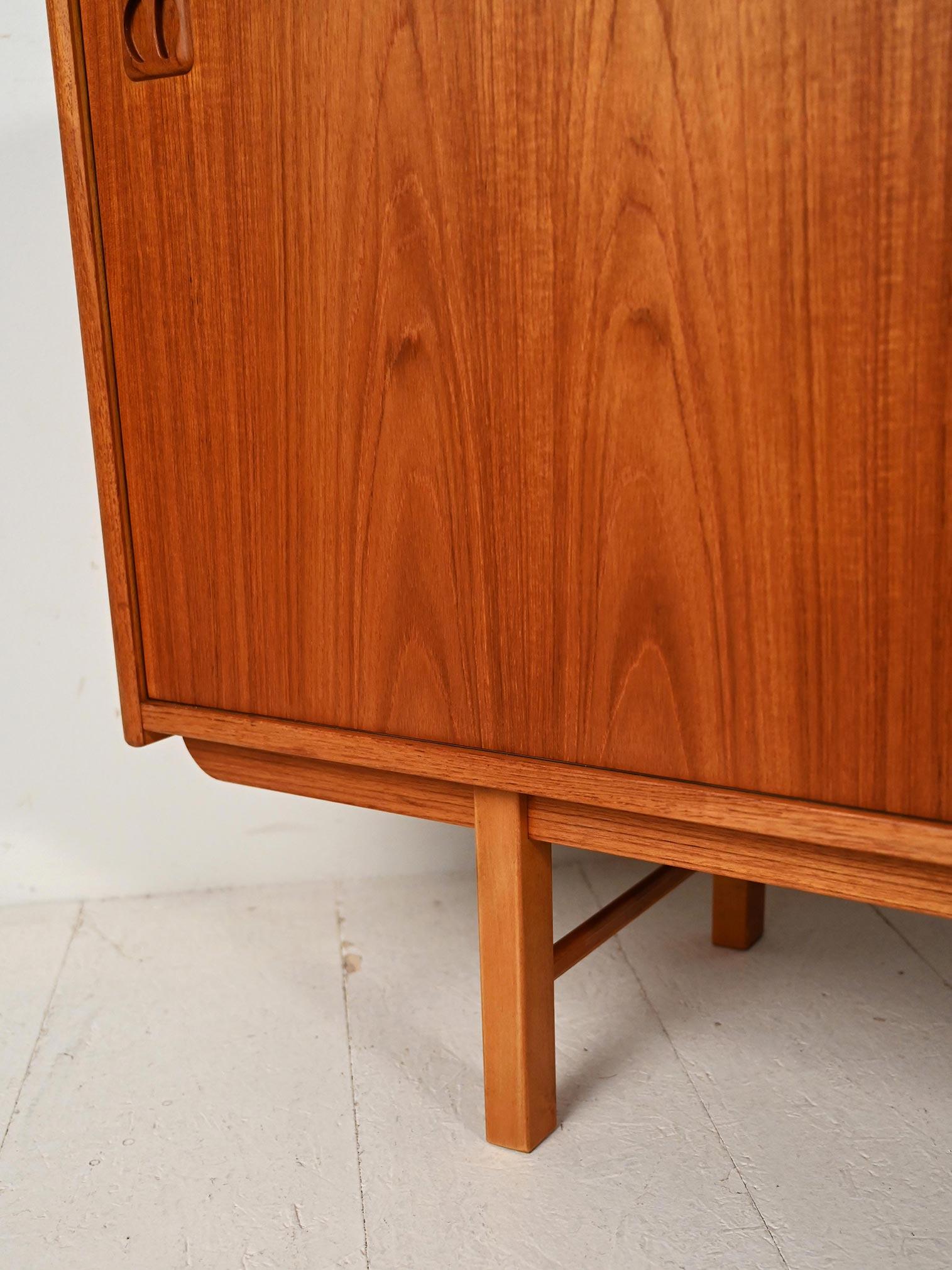 Sideboard modello Kørsor di IKEA in teak anni ’60 For Sale 1