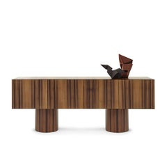 Credenza Mogg GIUNONE - Modello 1 - design Claudio Bitetti - Larice termotrattato