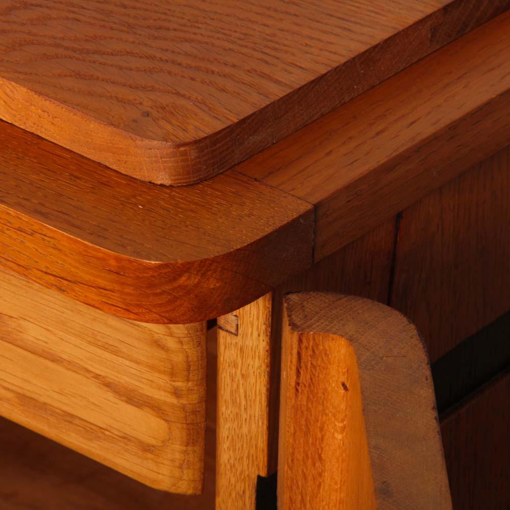 Sideboard, oak sideboard from the 1950s For Sale 2