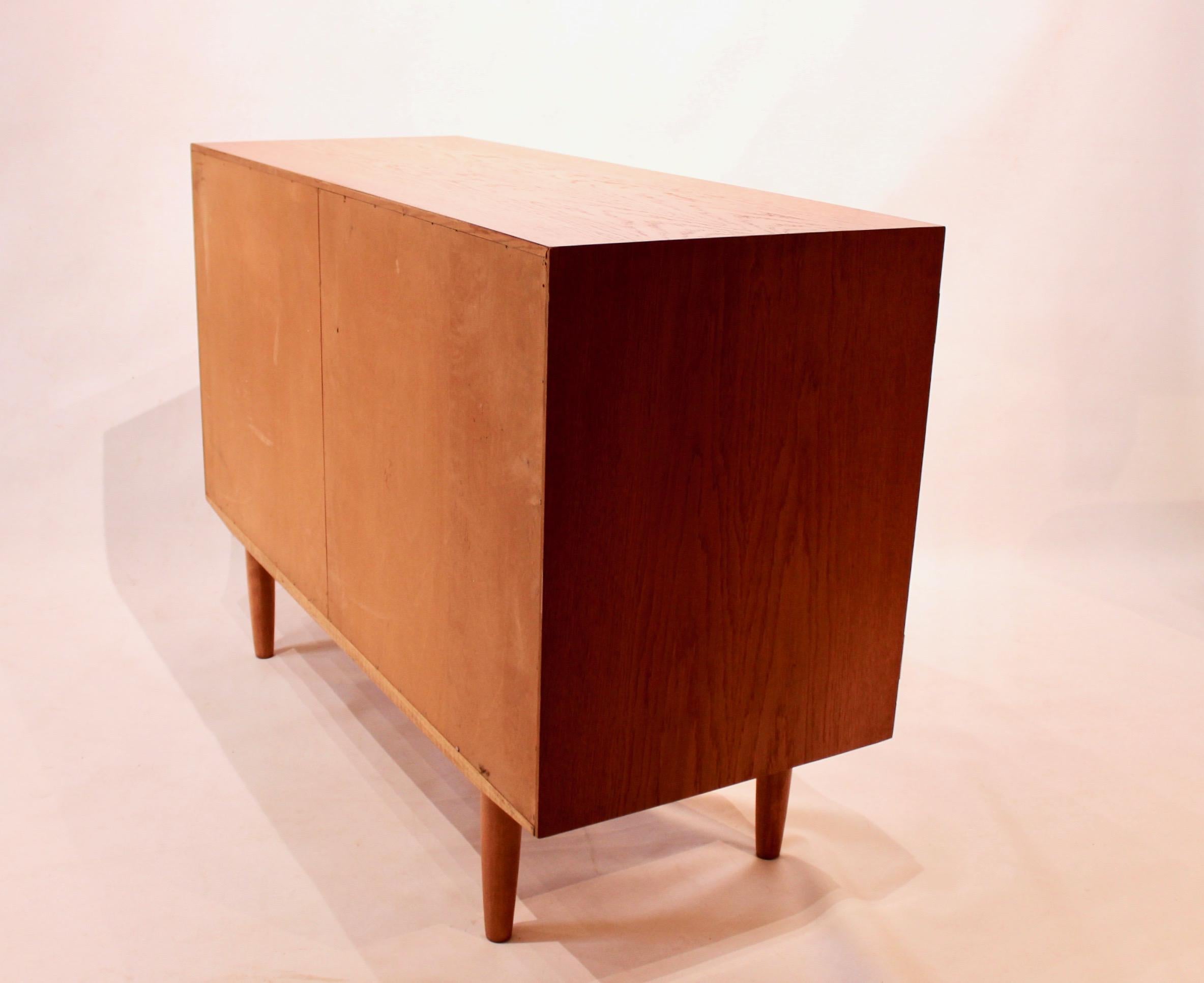 Sideboard of Oak with Two Doors of Danish Design from the 1960s 1