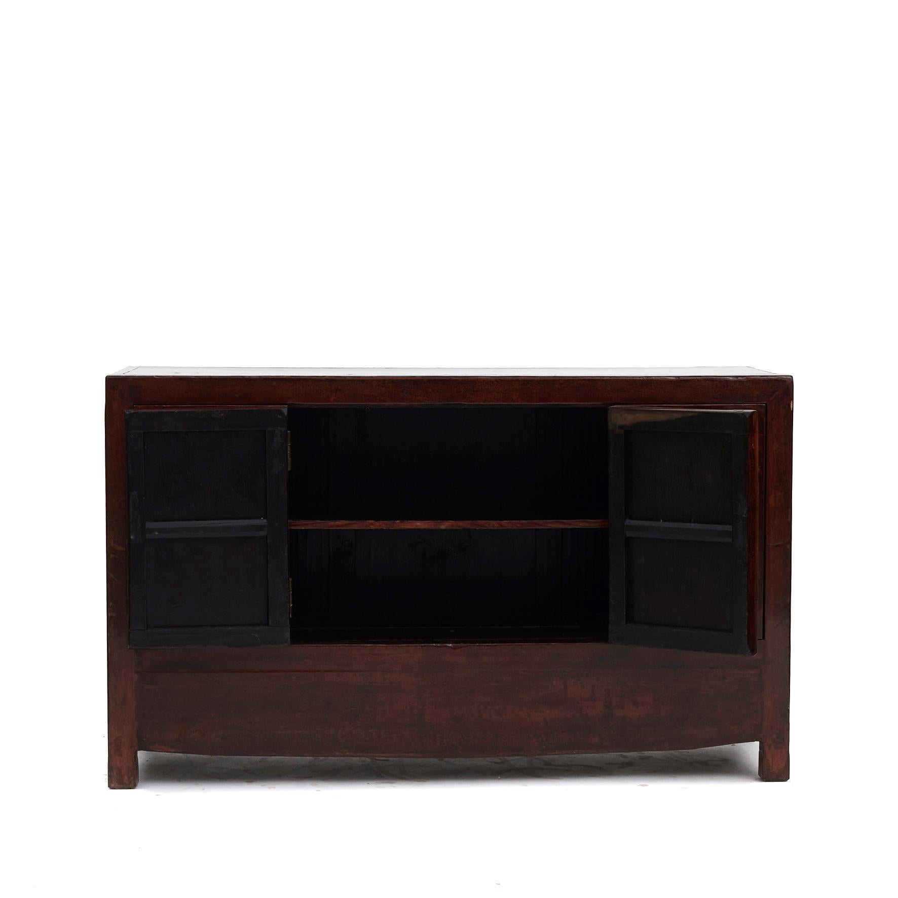 Qing Sideboard, Original Red Lacquer