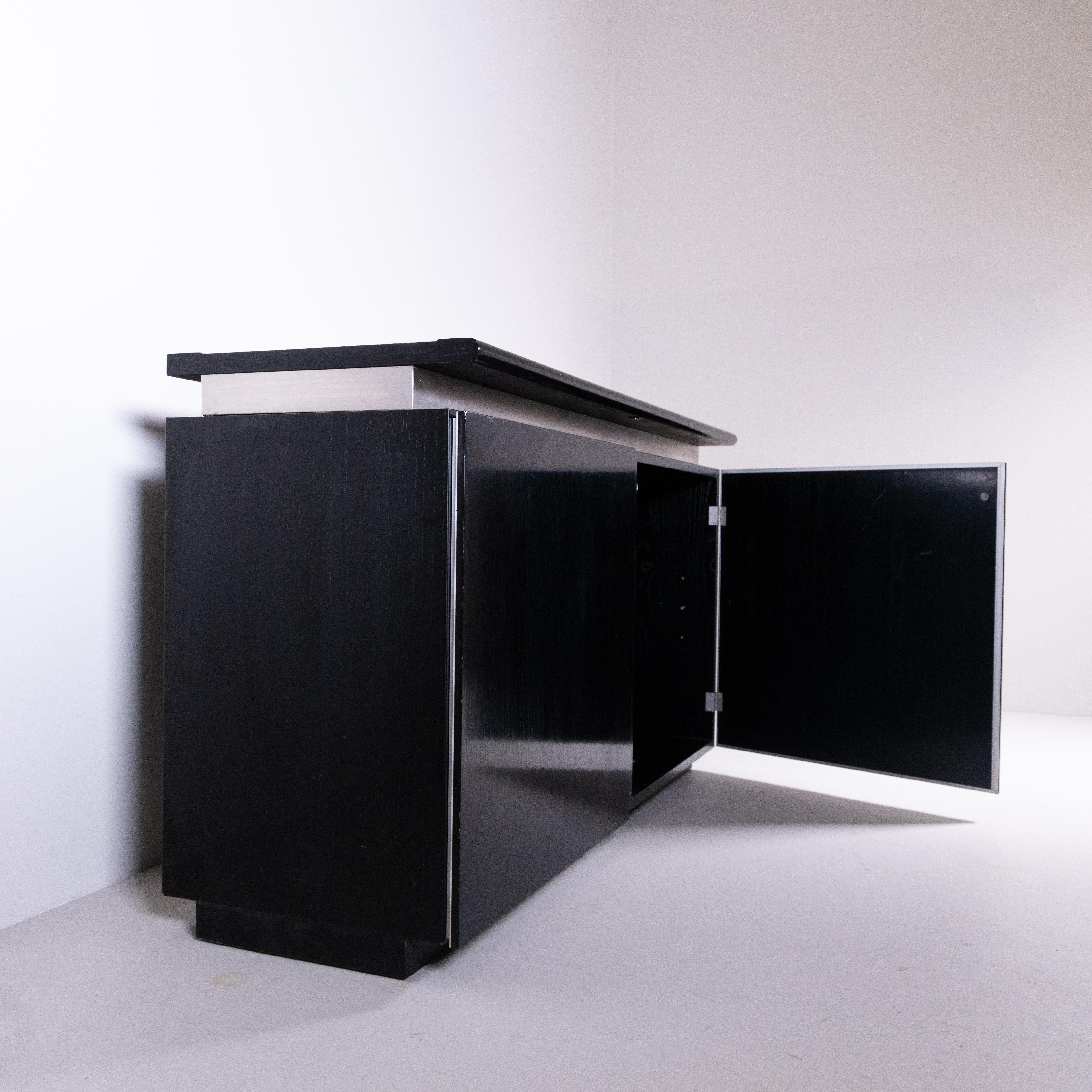 Metal Sideboard Parioli, Lodovico Acerbis, 1980 For Sale