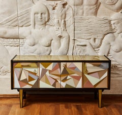 Sideboard "Pastel" in Tainted Mirror by Studio Glustin