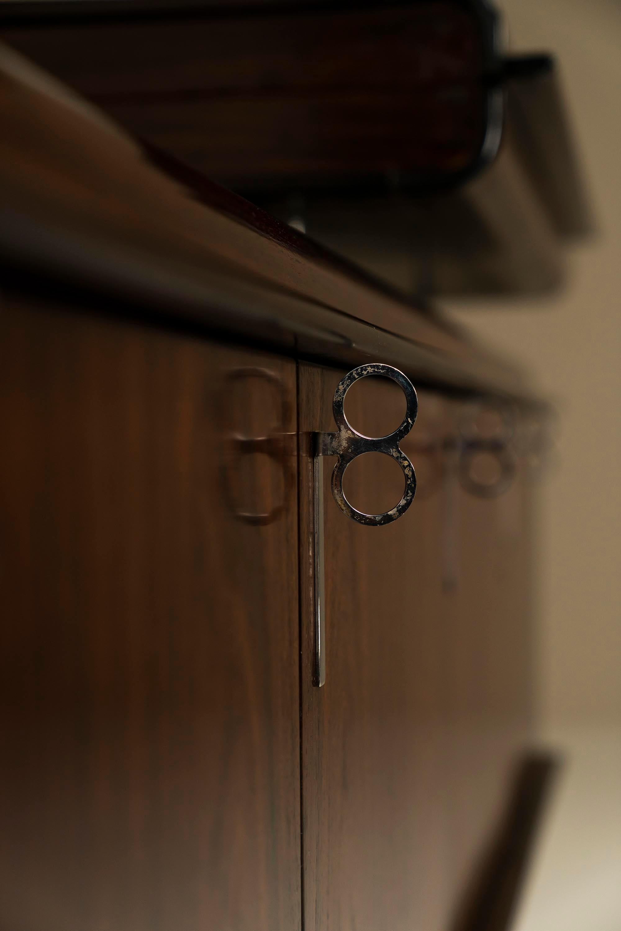Sideboard 'Pellicano' in Rosewood by Vittorio Introini for Saporiti, Italy 1960s 4