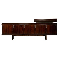 Sideboard „Pellicano“ aus Palisanderholz von Vittorio Introini für Saporiti, Italien 1960er Jahre