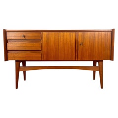 Small Danish teak sideboard, Scandinavian Modern style, 1960s