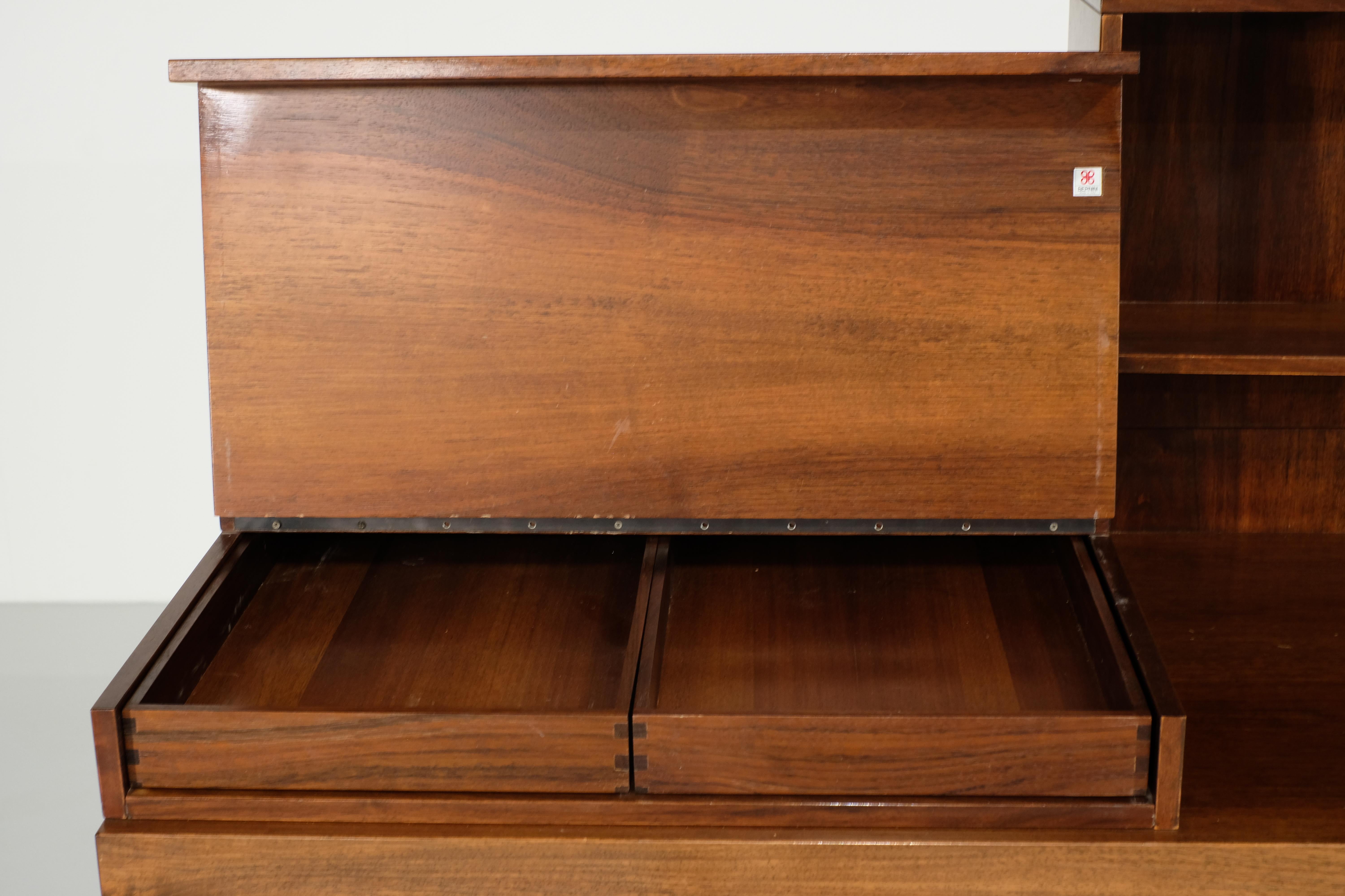 Enfilade Pranzo 602 de Silvio Coppola pour Bernini - années 1960 en vente 6