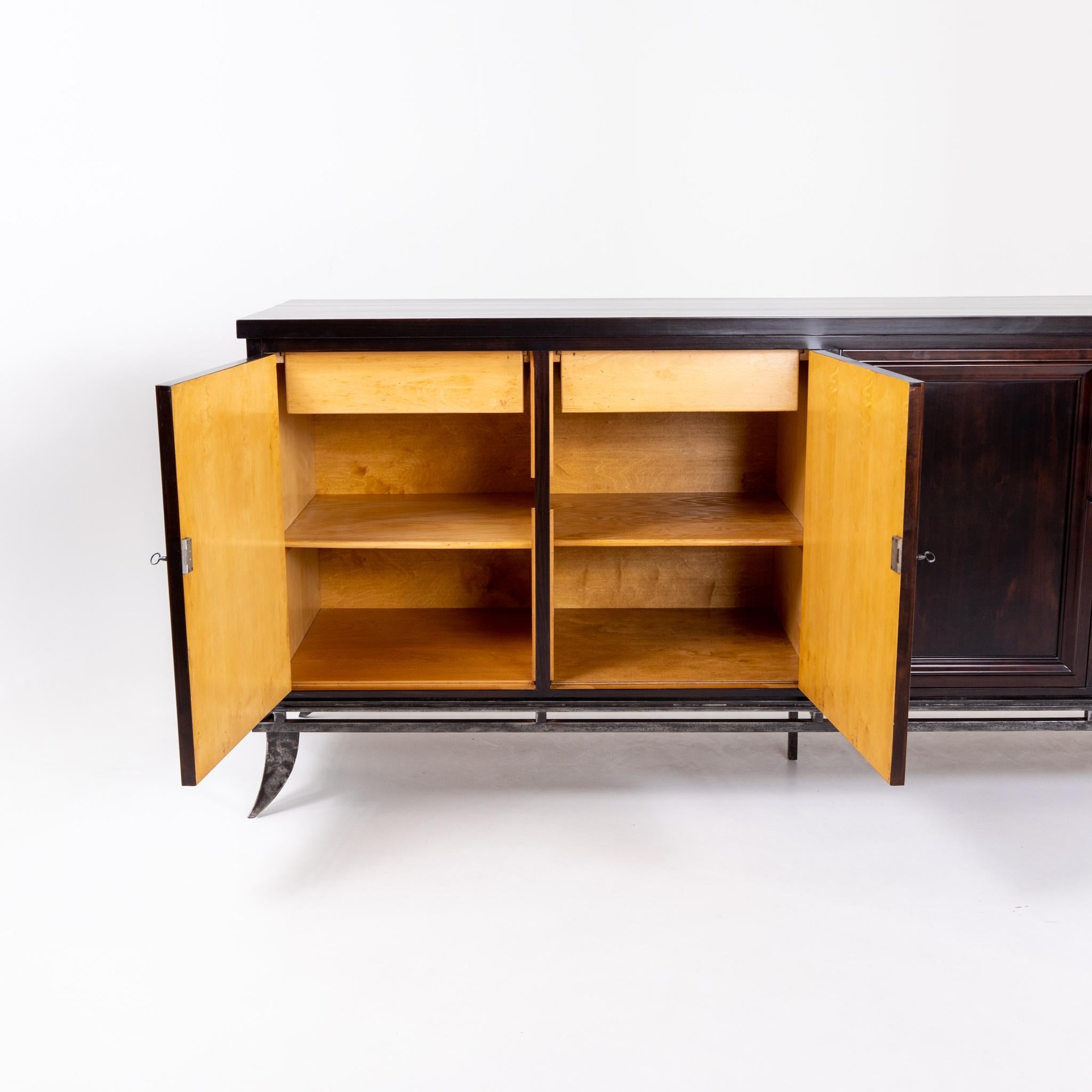 Iron Sideboard, Probably France 1930s