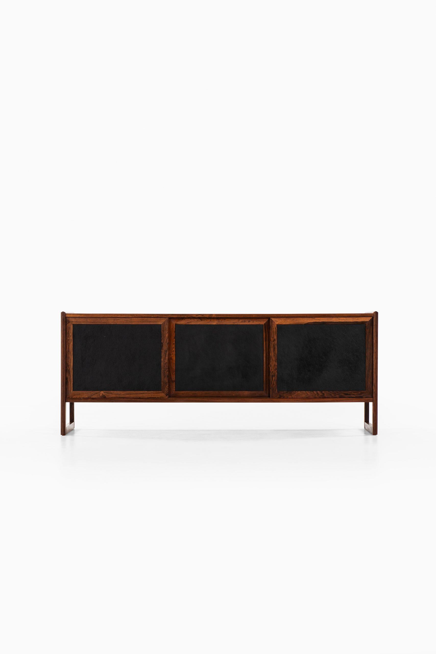 Rare sideboard by unknown designer. Probably produced in Denmark.