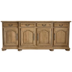 Sideboard Provencal Style Bleached from 20th Century in Cherrywood