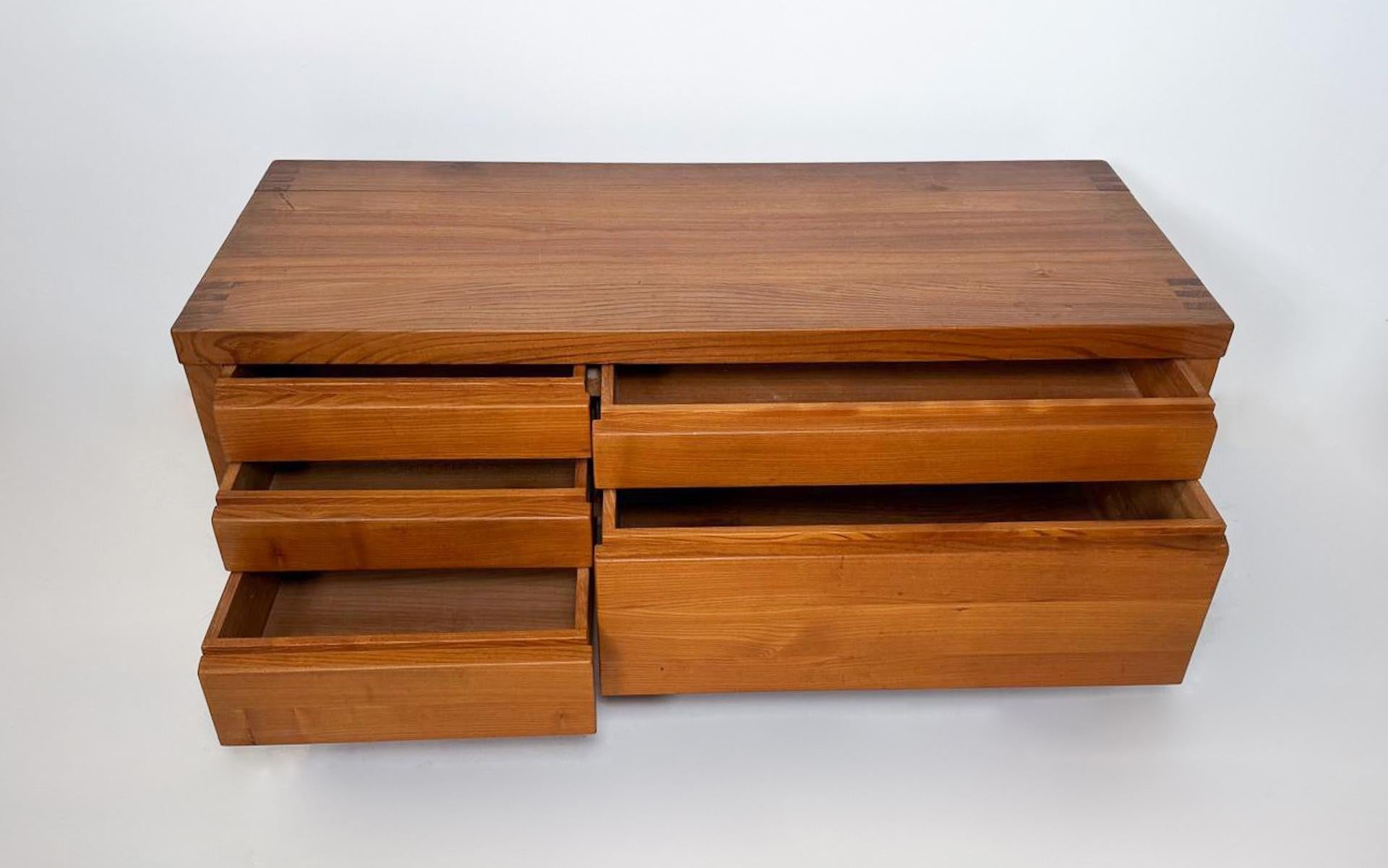 Credenza R14 di Pierre Chapo, Francia, 1975 In condizioni buone in vendita a Brussels, BE