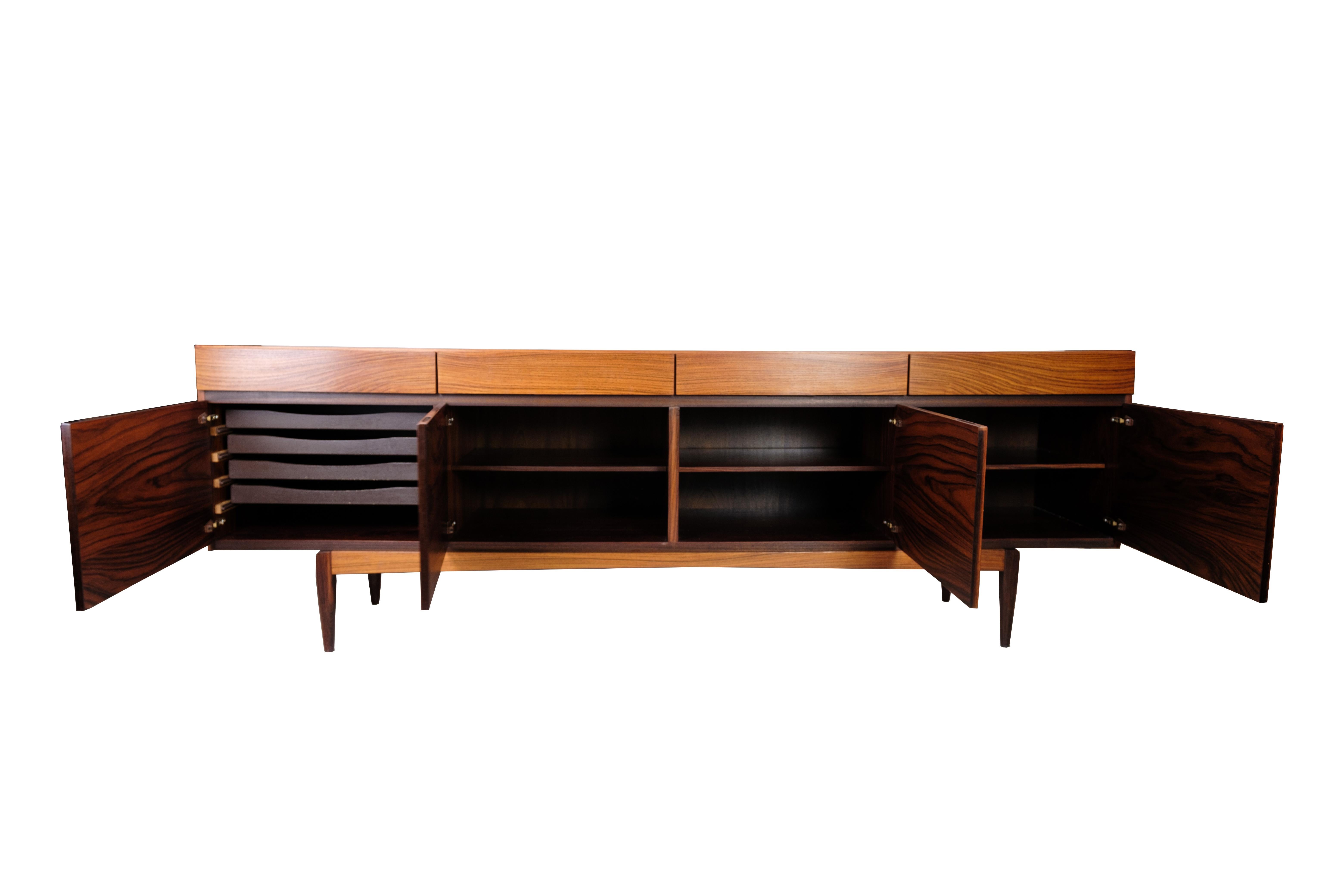 Mid-Century Modern Sideboard, Rosewood, Ib Kofod-Larsen, Model Fa66, Faarup Møbelfabrik, 1960