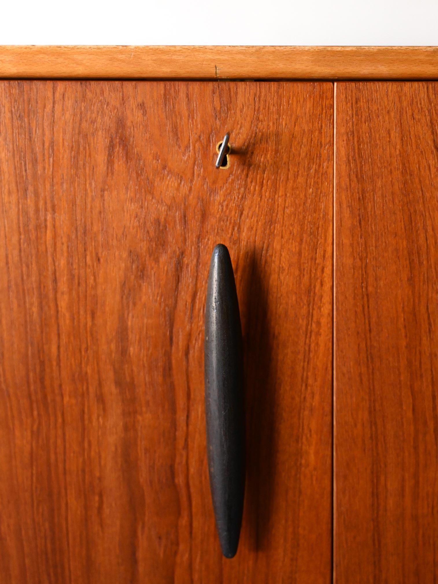 Scandinavian 1950s teak sideboard For Sale 4