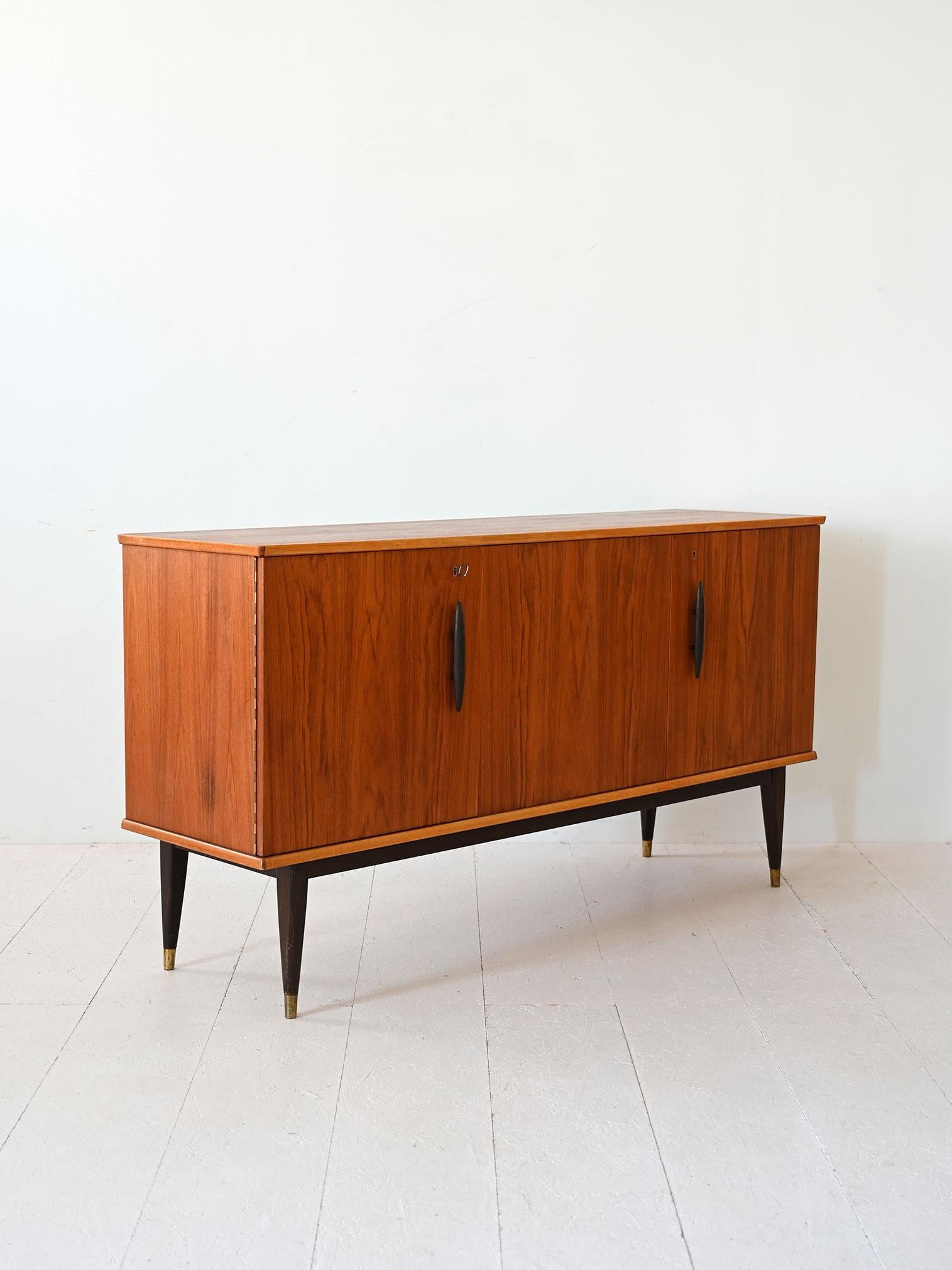 Mid-20th Century Scandinavian 1950s teak sideboard For Sale