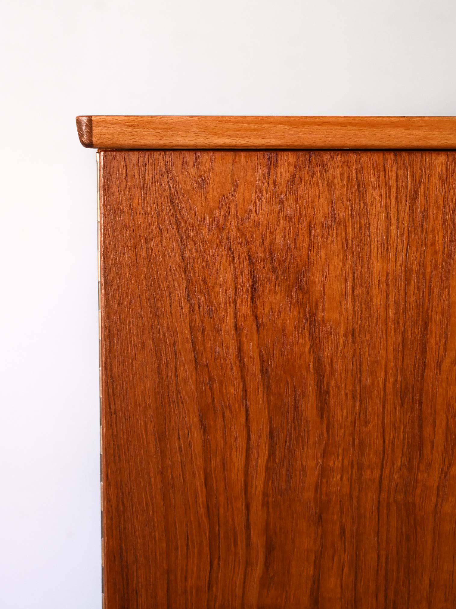 Scandinavian 1950s teak sideboard For Sale 2