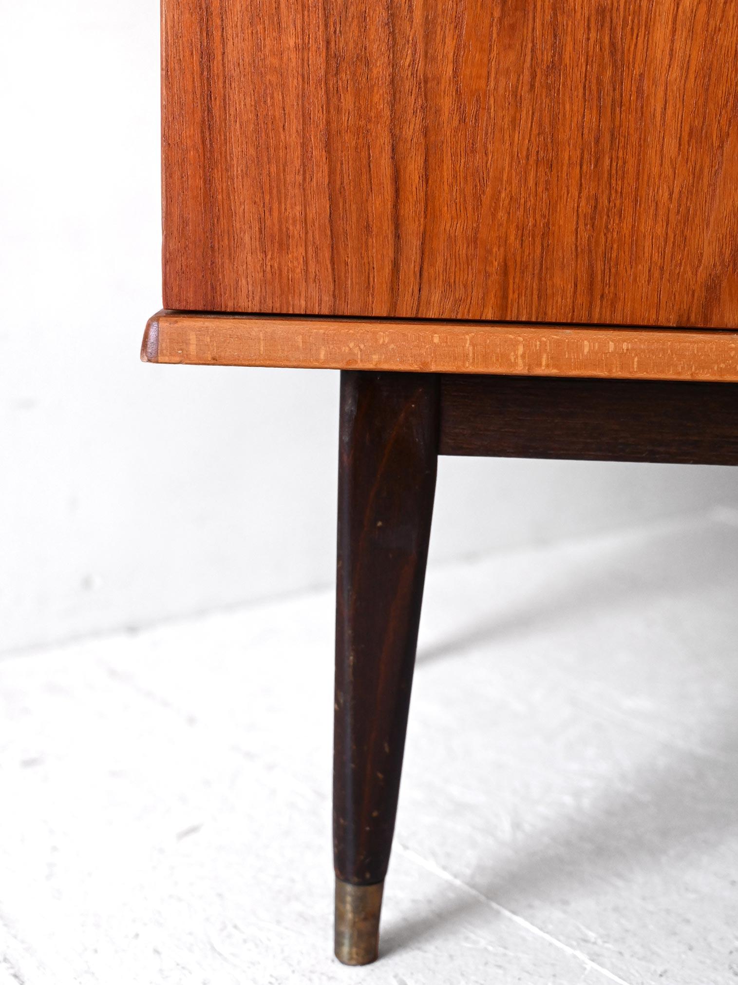 Scandinavian 1950s teak sideboard For Sale 3