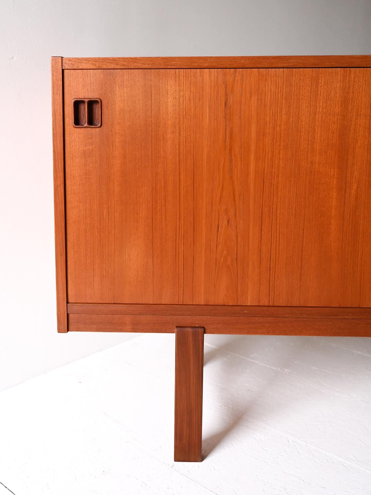 Teak Scandinavian 1960s teak sideboard For Sale