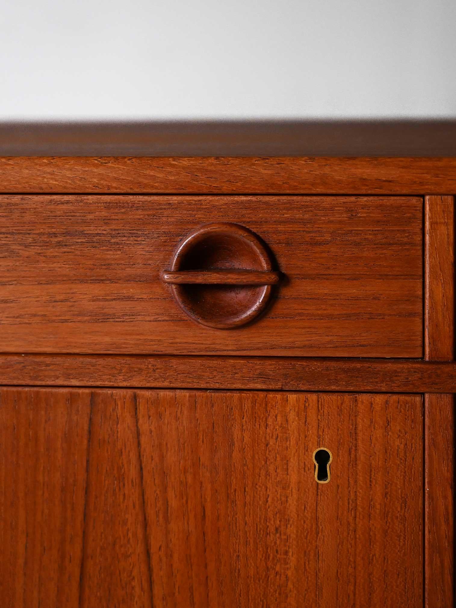 Scandinavian sideboard with hinged doors For Sale 5