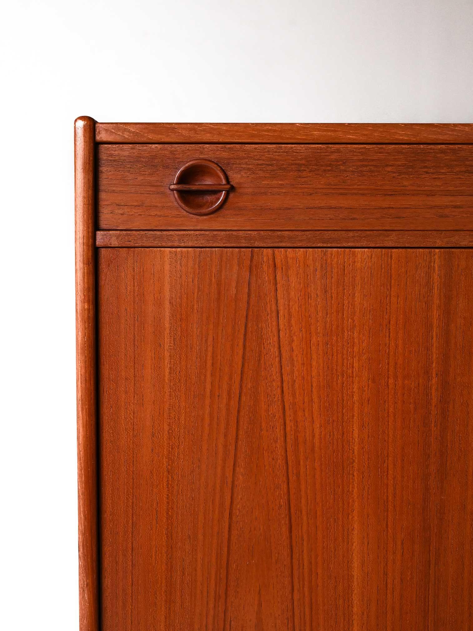 Scandinavian sideboard with hinged doors For Sale 1