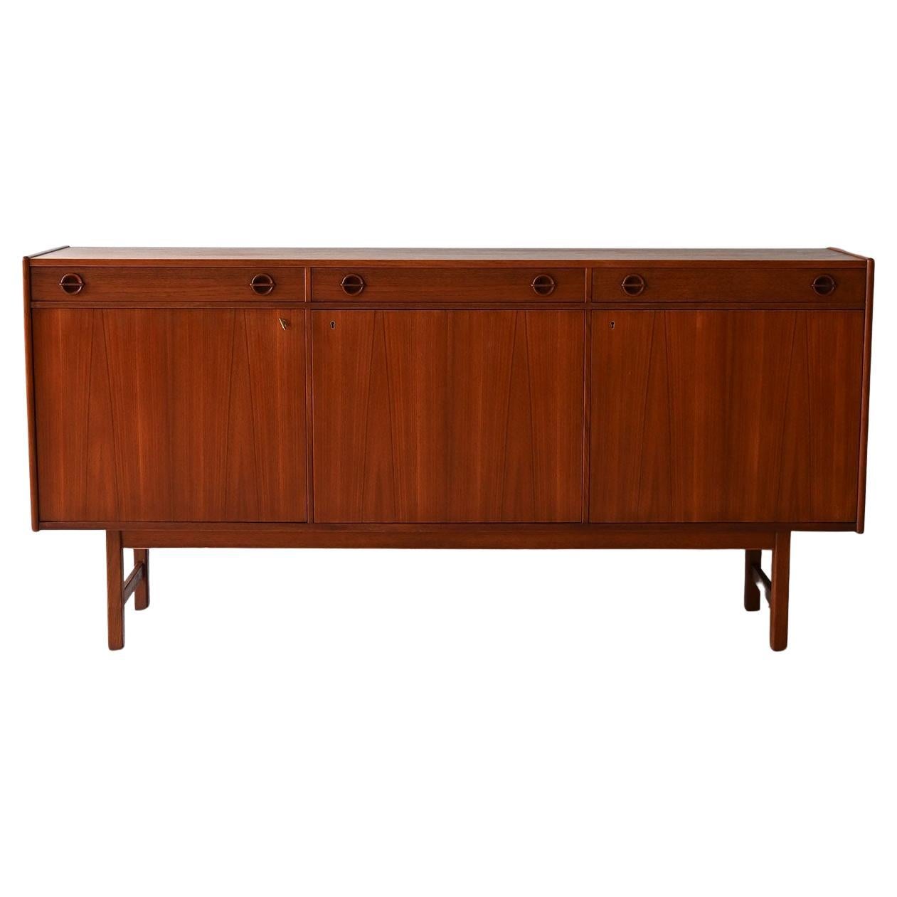Scandinavian sideboard with hinged doors