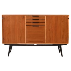 Scandinavian sideboard with black details