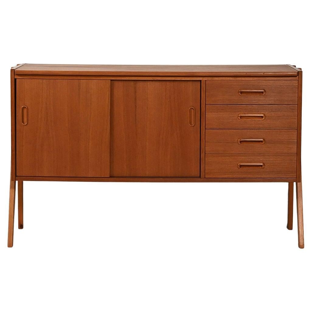 Scandinavian sideboard with exposed structure For Sale