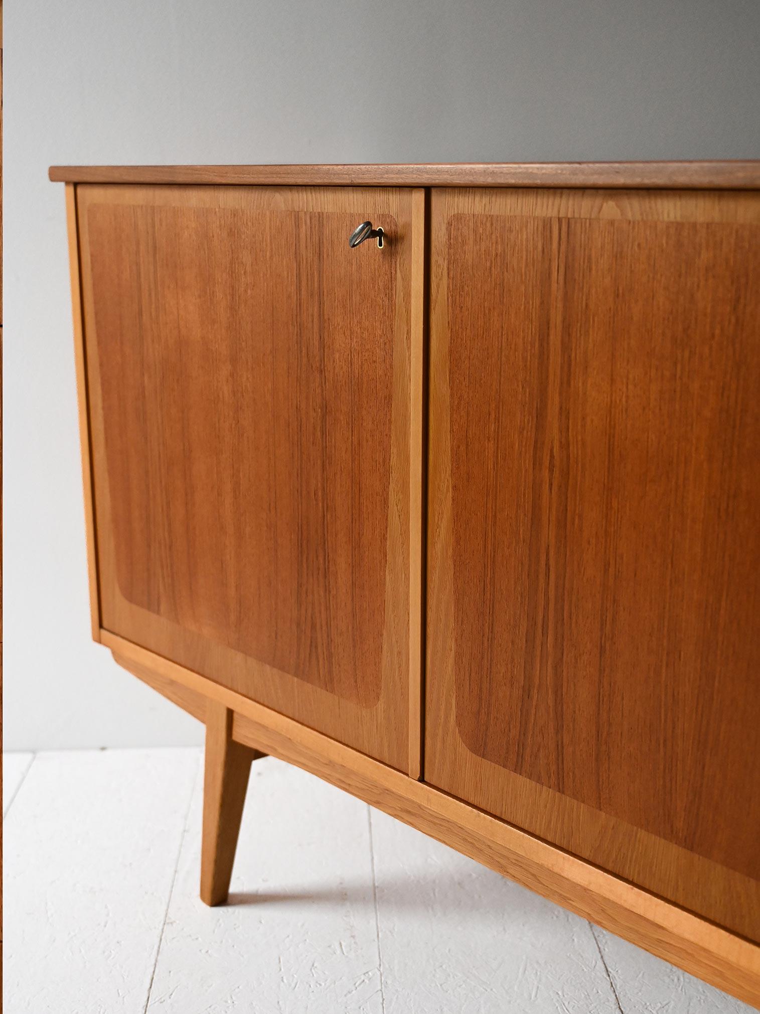 Teak Scandinavian sideboard by Ulferts 1950s For Sale