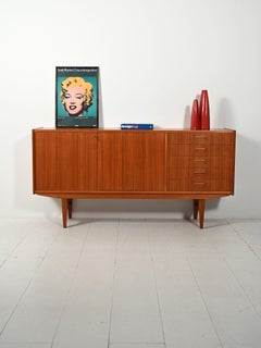 Skandinavisches Sideboard aus Teakholz aus den 1950/60er Jahren