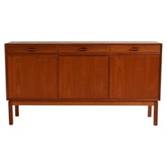 Scandinavian teak sideboard, 1950s-60s