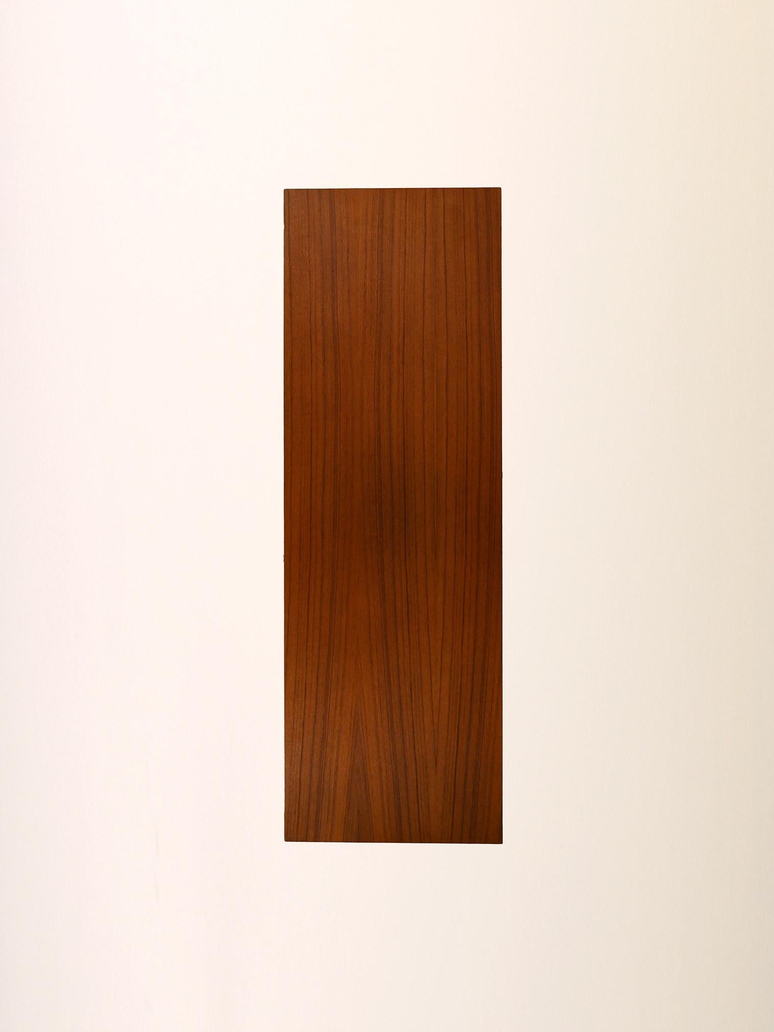 Sideboard scandinavo in teak con ante scorrevoli in vendita 4