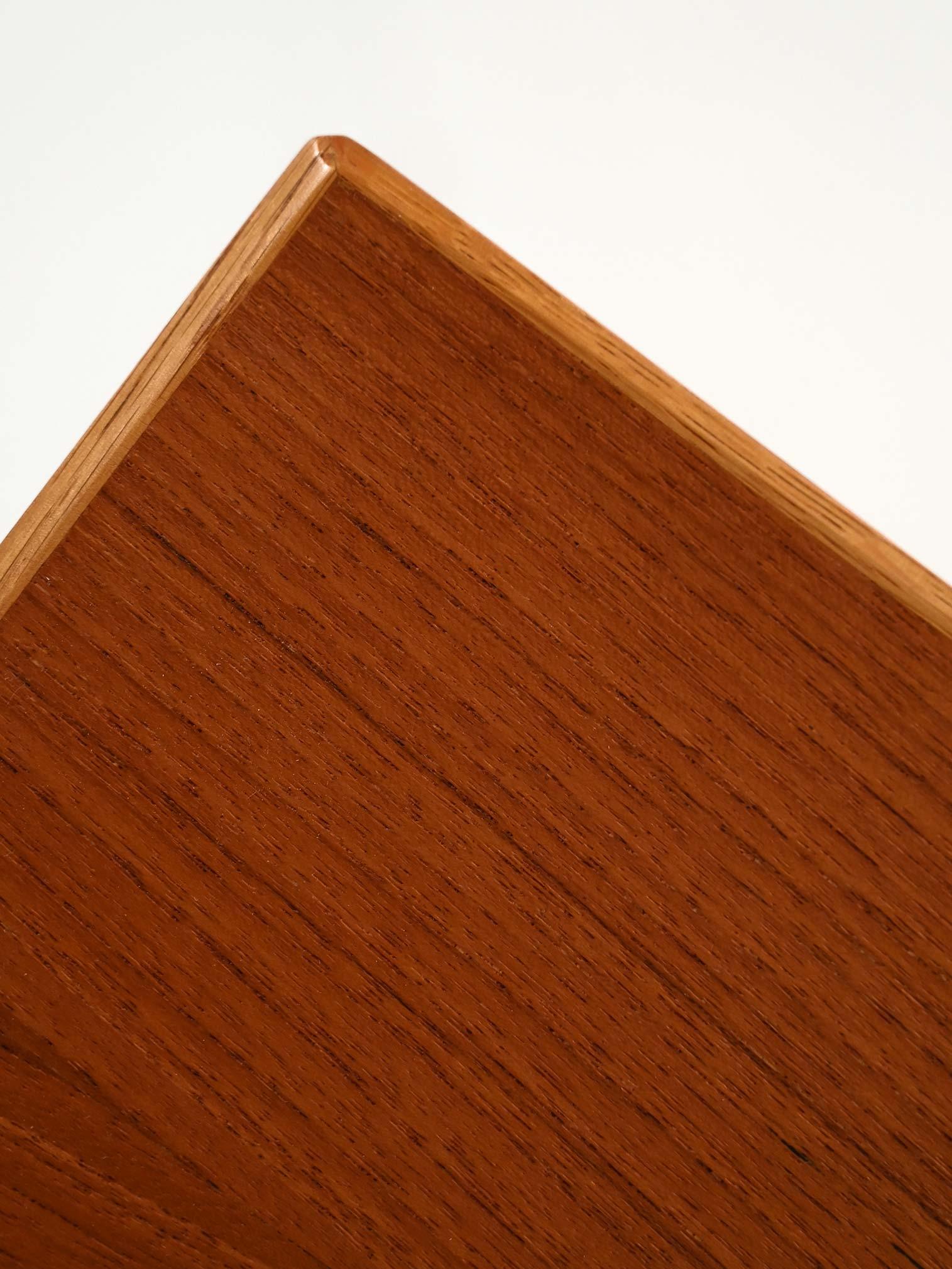 Sideboard scandinavo in teak e rovere For Sale 3