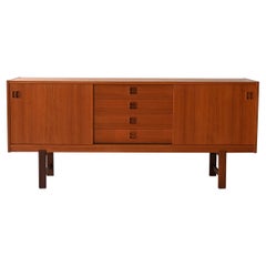 Scandinavian teak 1960s sideboard with drawers