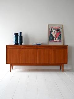 Buffet scandinave en teck ModelFabriken 1960s