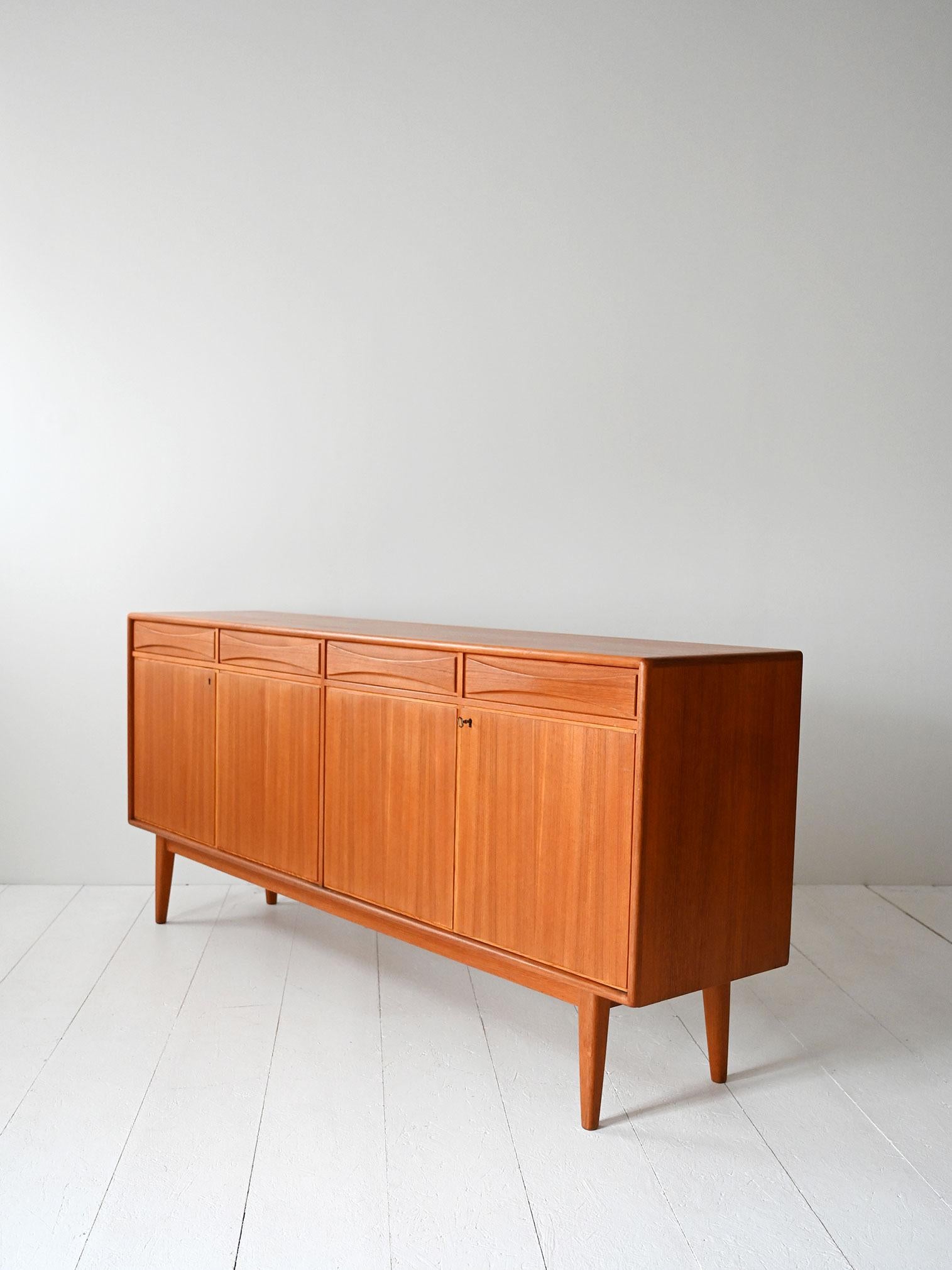 Scandinavian Modern Scandinavian teak sideboard ModelFabriken 1960s For Sale