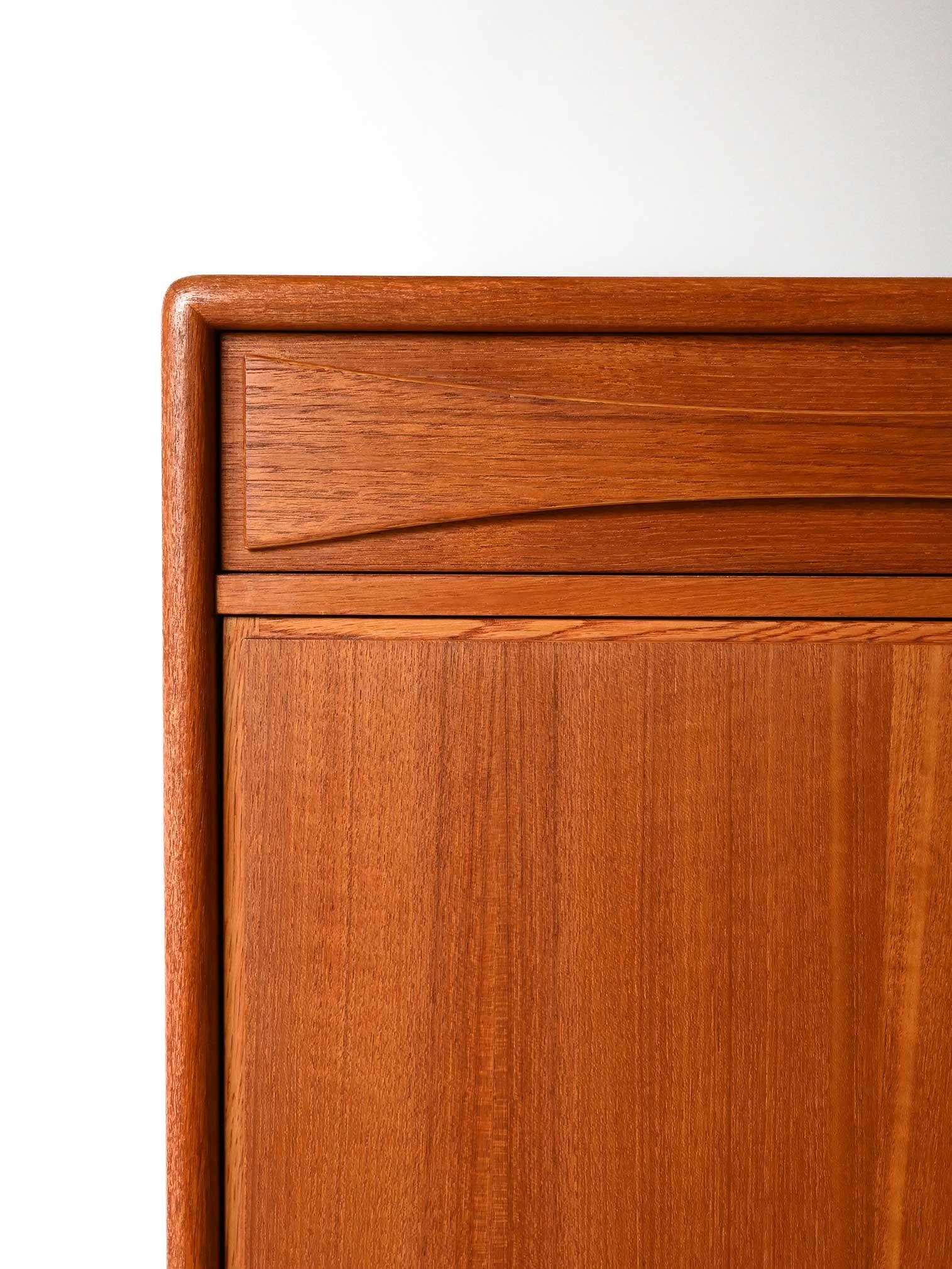 Mid-20th Century Scandinavian teak sideboard ModelFabriken 1960s For Sale