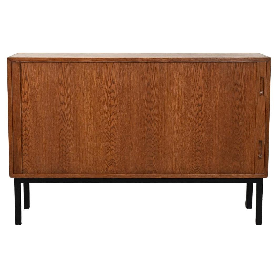 Scandinavian vintage sideboard with roller door