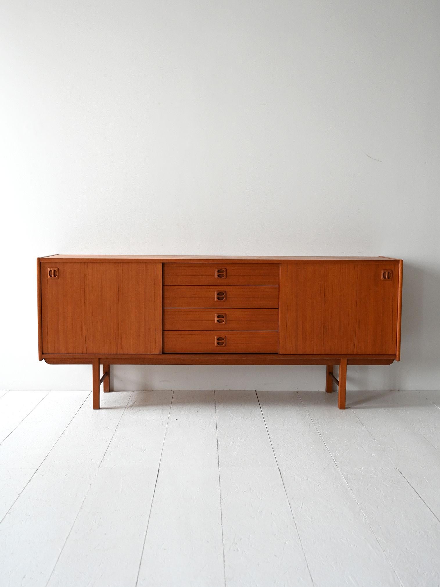 Sideboard scandinavo vintage IKEA Klippan Korsør anni ’60 Escandinavo moderno en venta