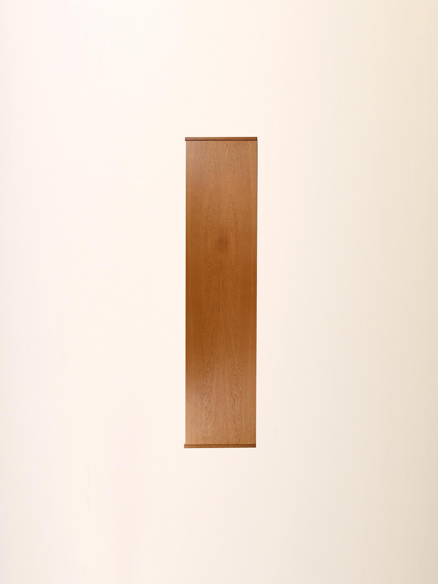 Sideboard scandinavo vintage in rovere con cassetti a latta in vendita 1