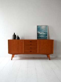 Buffet scandinave vintage en teck