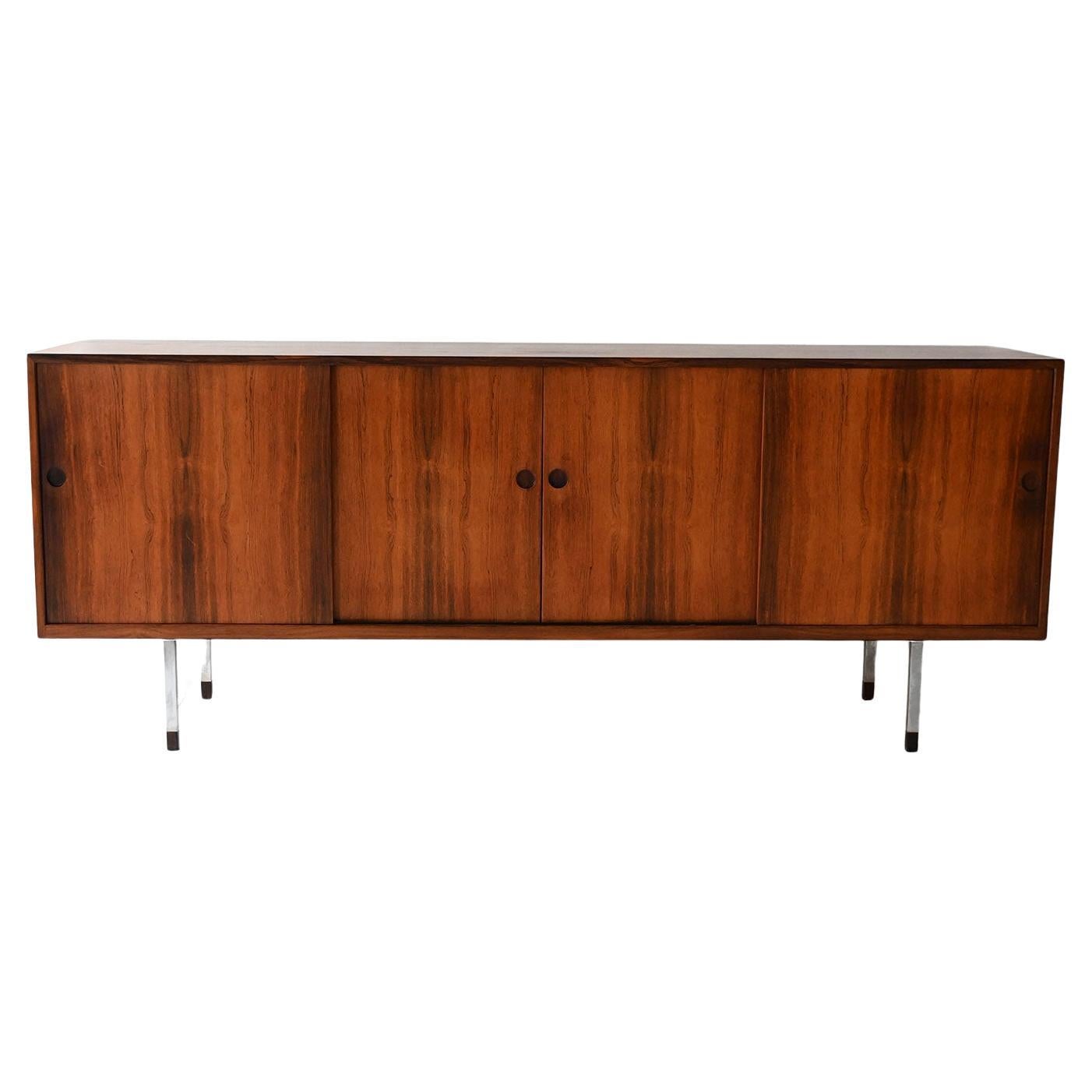 Sideboard scandinavo vintage Norgaard in palissandro