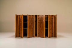 Sideboard “Scuderia” In Walnut By Carlo Scarpa For Bernini, Italy 1977