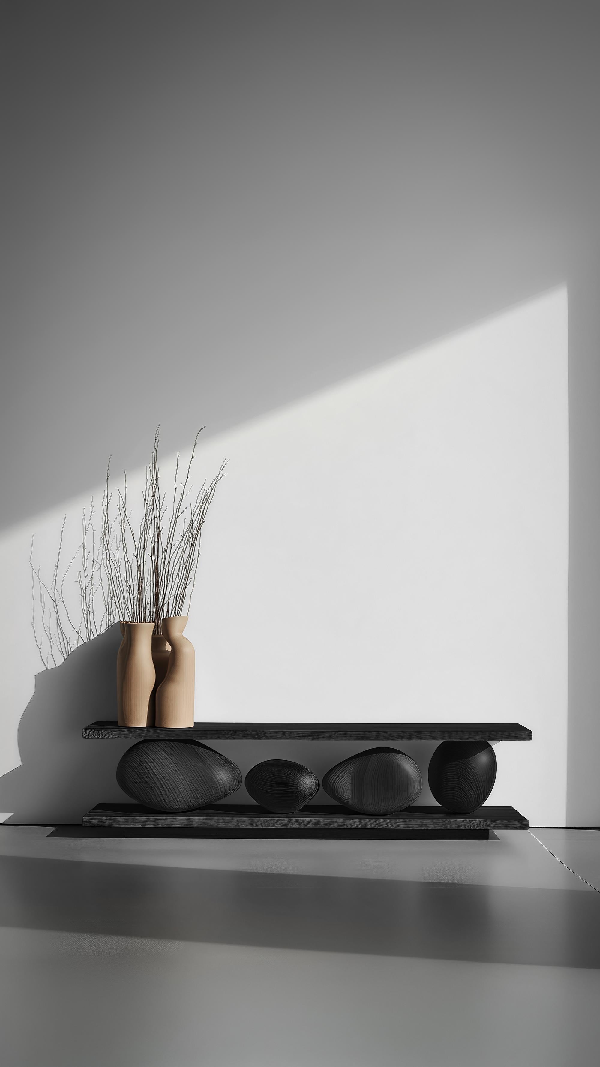 Sideboard Sereno No45, Minimalistisches Stück aus Holz von Joel Escalona im Angebot 6