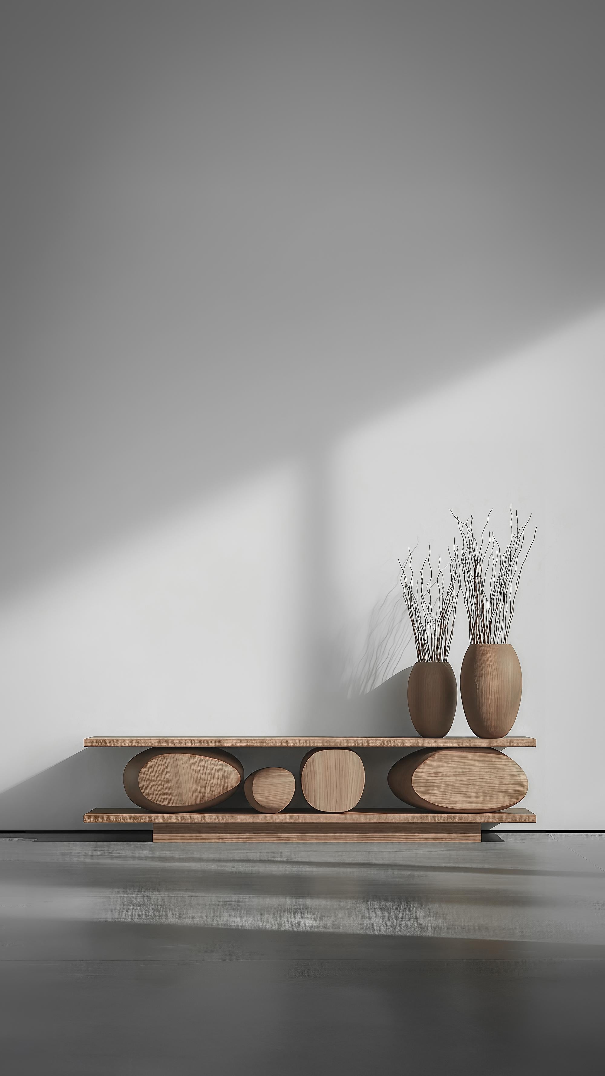 Sideboard Sereno No45, Minimalistisches Stück aus Holz von Joel Escalona (Mexikanisch) im Angebot