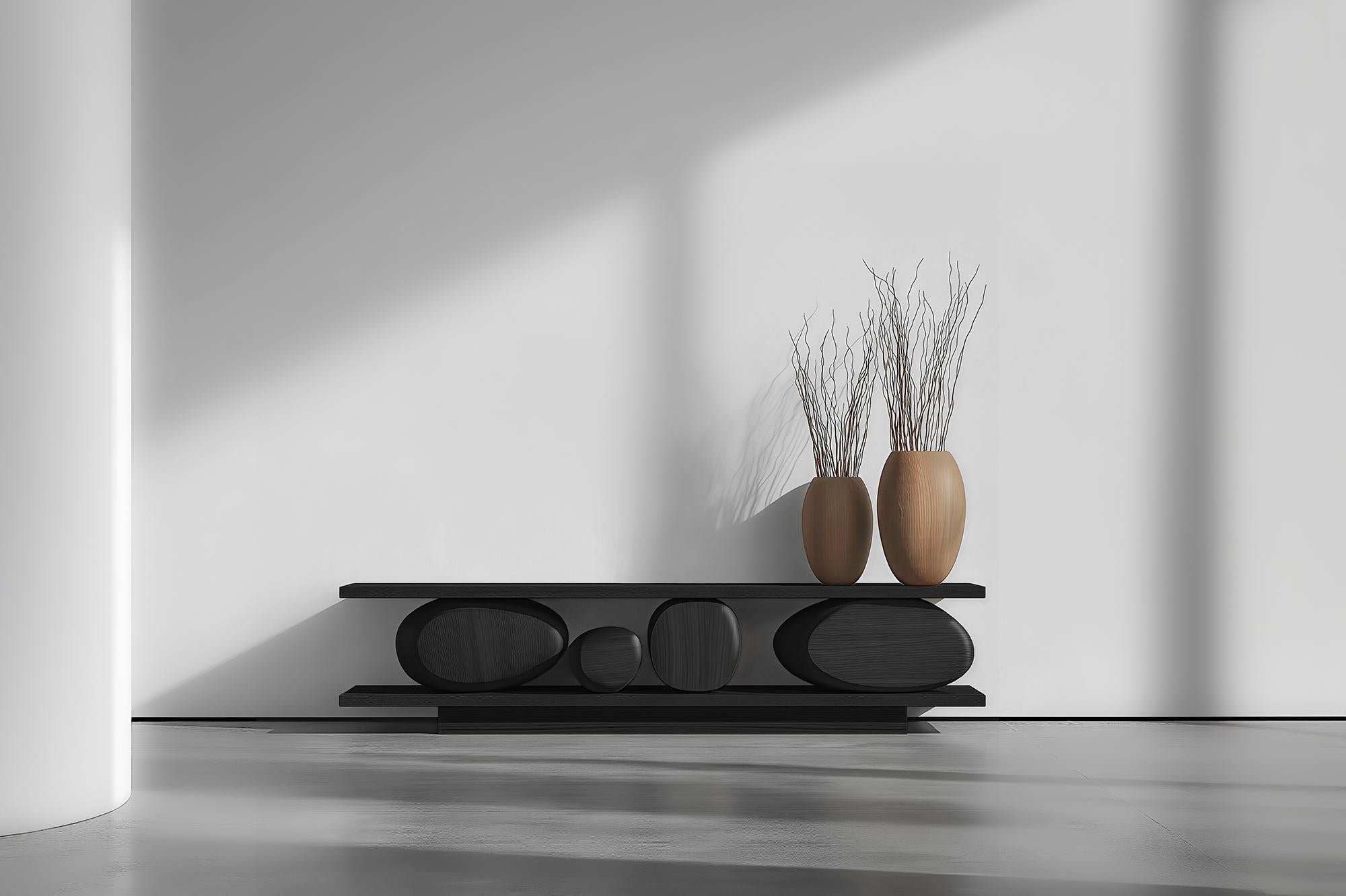 Sideboard Sereno No45, Minimalistisches Stück aus Holz von Joel Escalona im Zustand „Neu“ im Angebot in Ciudad de México, CDMX