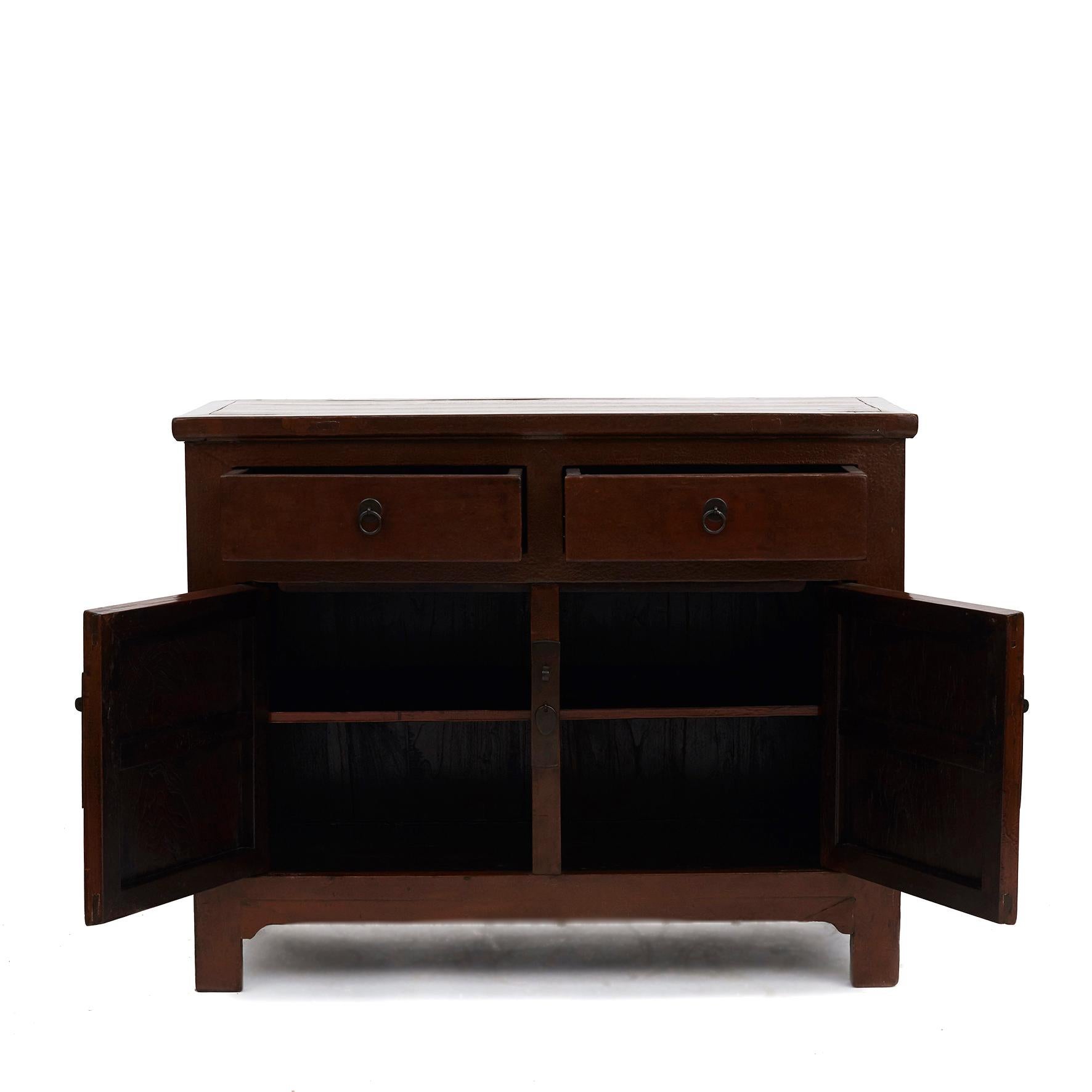 Qing Brown Sideboard, Shanxi Province For Sale