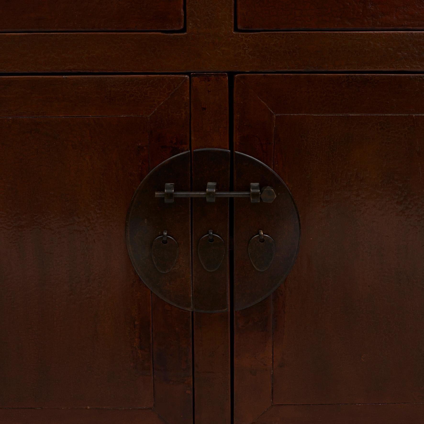 Chinese Brown Sideboard, Shanxi Province For Sale