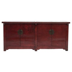 Rot lackiertes Sideboard, Shanxi- Provinz