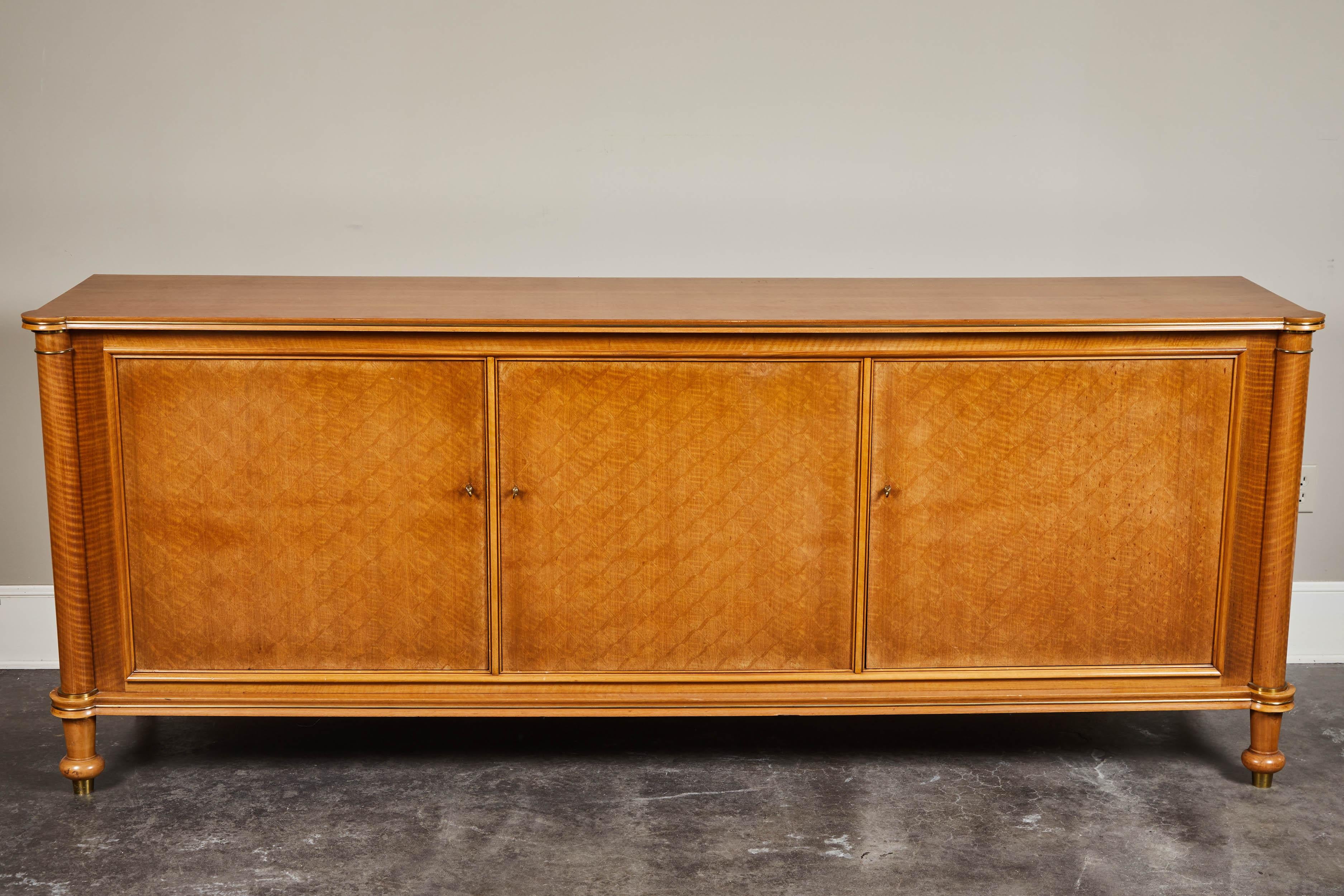 Sideboard Signed and Dated by Jules Leleu 1