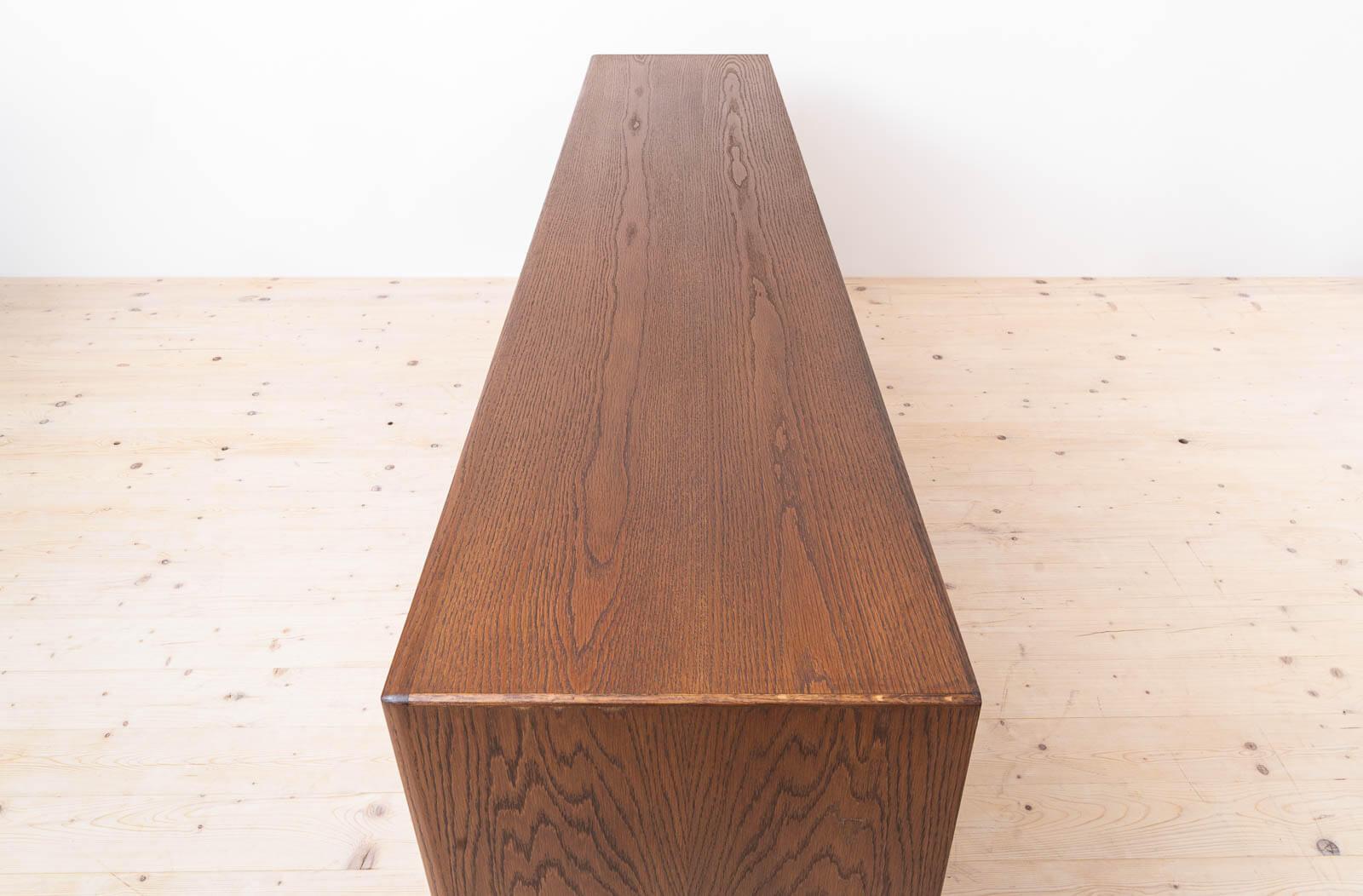 Sideboard, Skovby Møbler, Model 65, Chocolate Brown Stained Oak, Danish Design For Sale 2